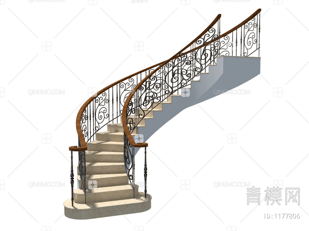 楼梯3D模型下载【ID:1177806】