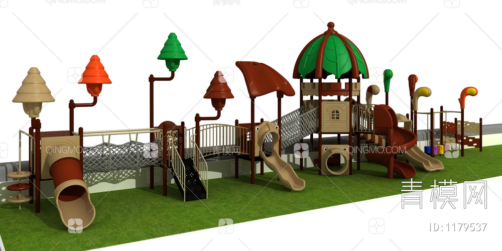 滑梯，儿童滑梯，儿童乐园3D模型下载【ID:1179537】