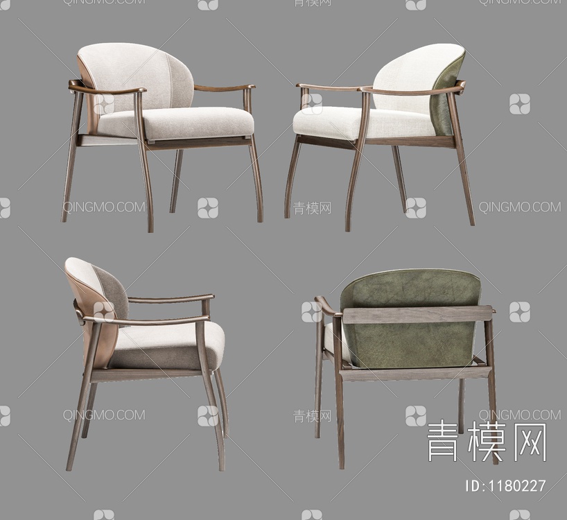 单椅3D模型下载【ID:1180227】