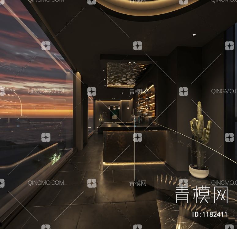 KTV酒吧3D模型下载【ID:1182411】
