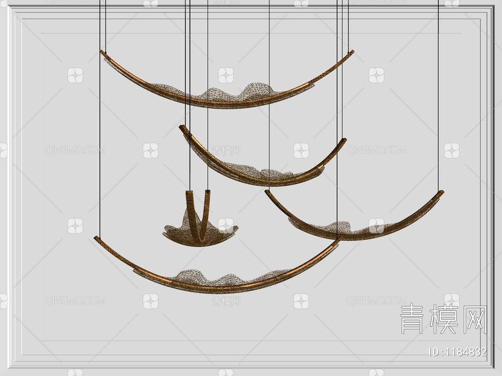 装饰吊灯SU模型下载【ID:1184832】