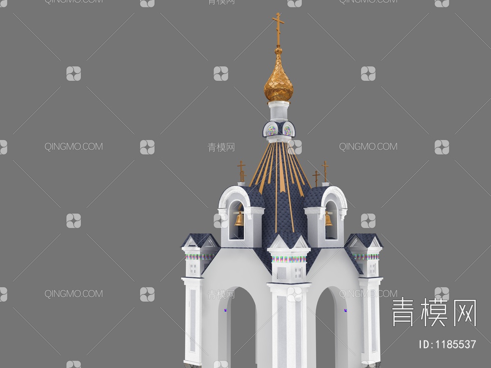 教堂3D模型下载【ID:1185537】