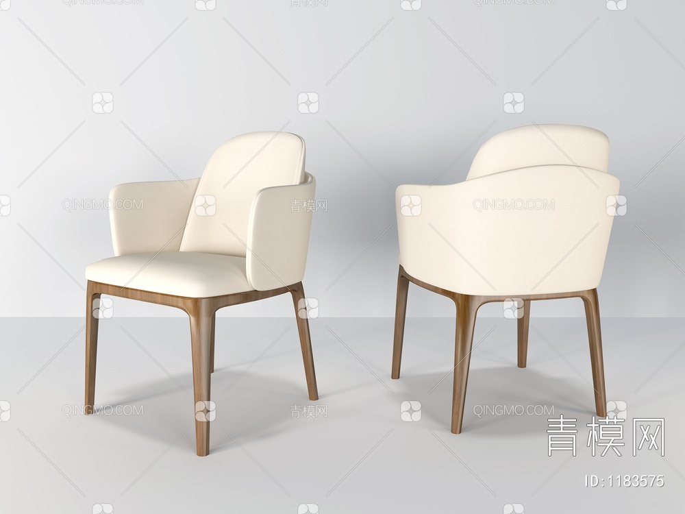 单人椅子3D模型下载【ID:1183575】