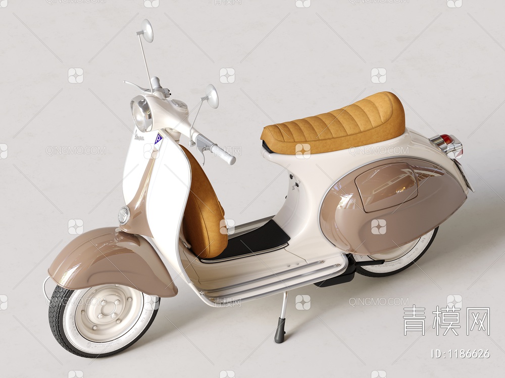电动摩托车3D模型下载【ID:1186626】
