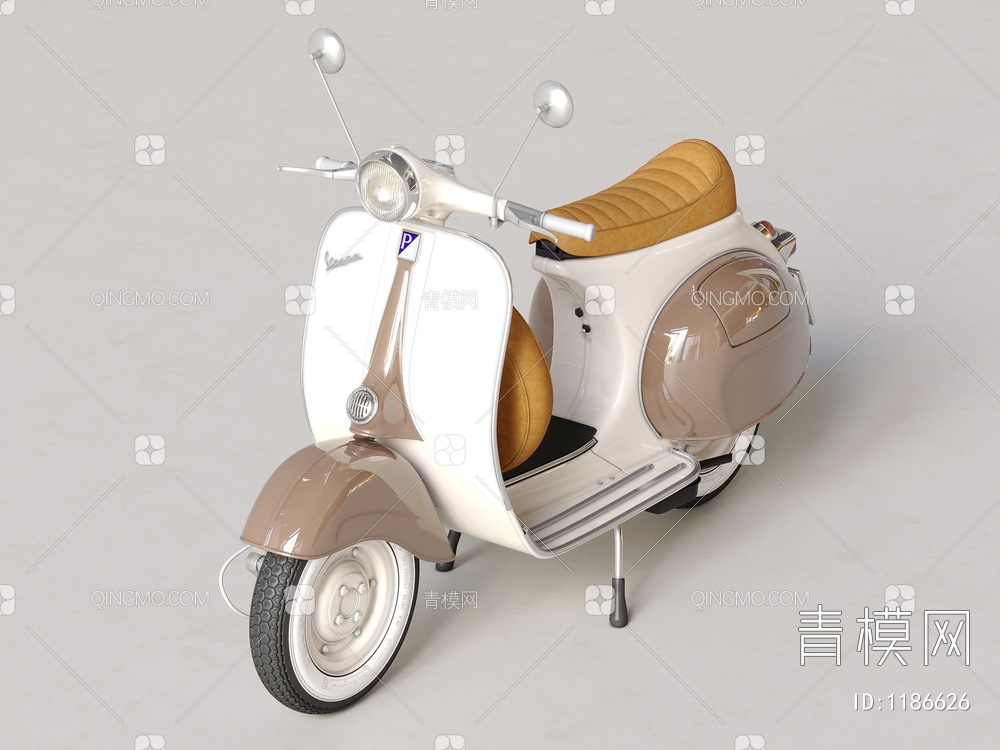 电动摩托车3D模型下载【ID:1186626】