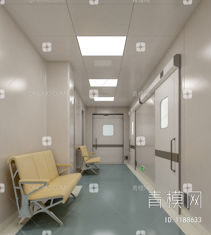 医院观察室3D模型下载【ID:1188633】