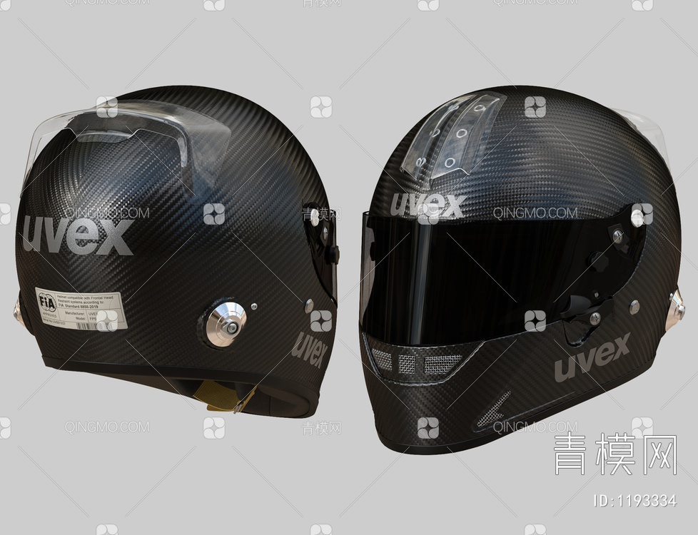 摩托车头盔3D模型下载【ID:1193334】
