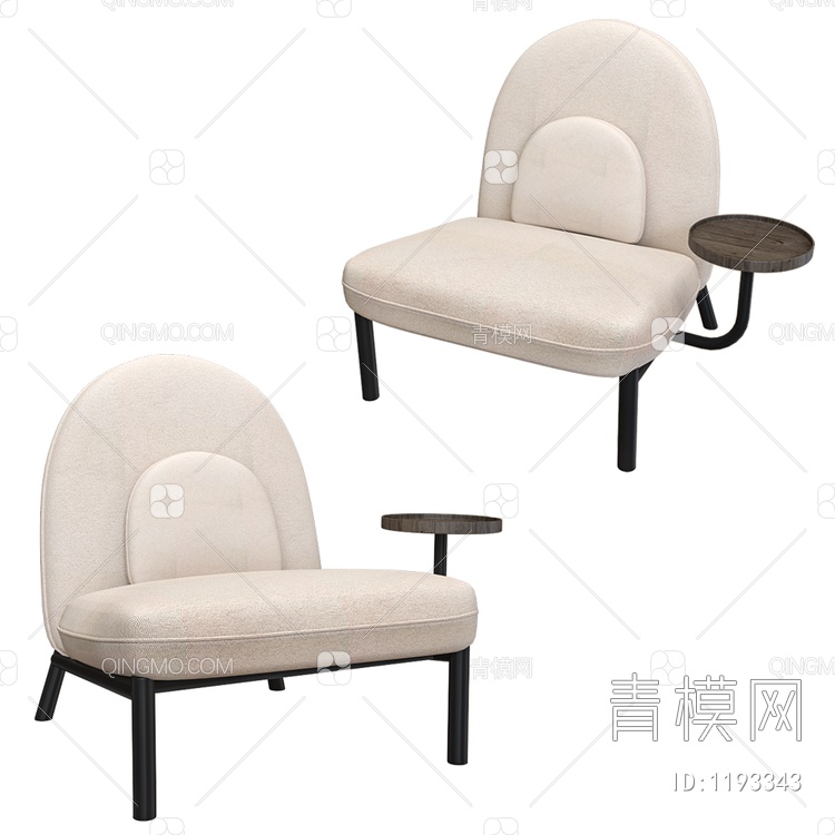 单椅3D模型下载【ID:1193343】