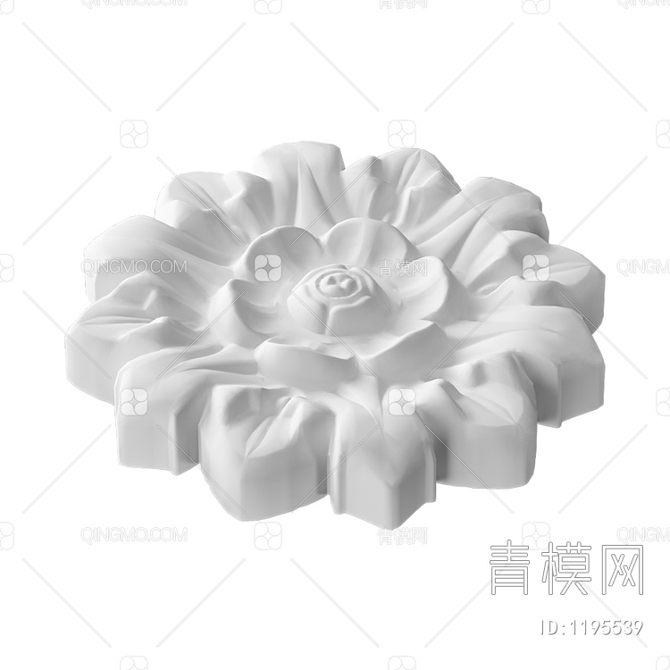 花朵浮雕3D模型下载【ID:1195539】