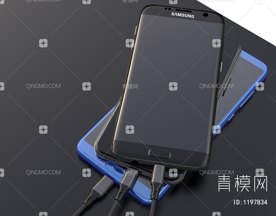 数码产品 手机3D模型下载【ID:1197834】