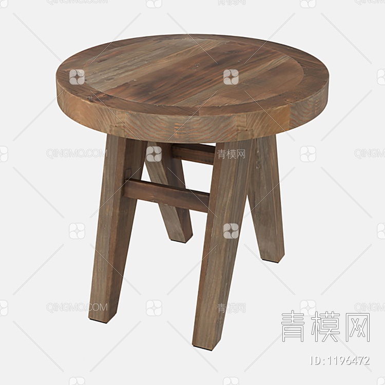 木凳矮凳3D模型下载【ID:1196472】