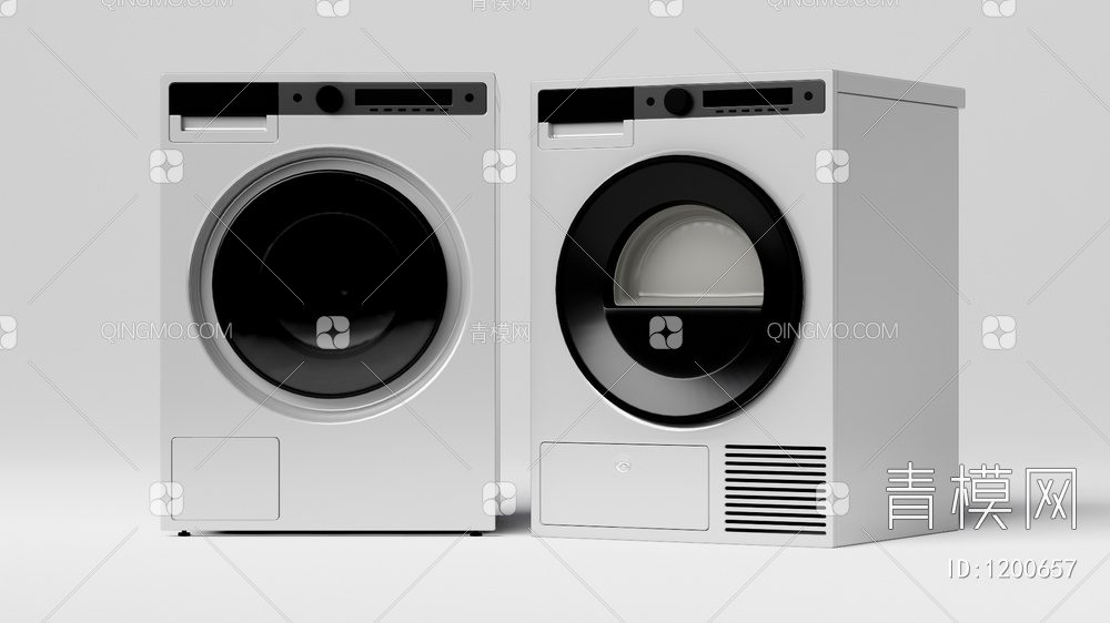 洗衣机SU模型下载【ID:1200657】