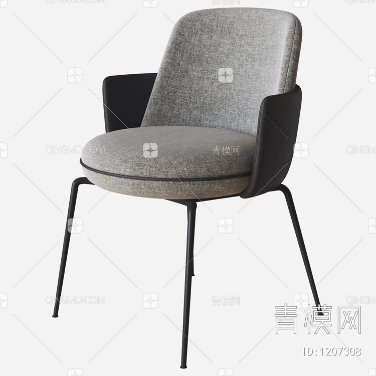 单椅3D模型下载【ID:1207308】