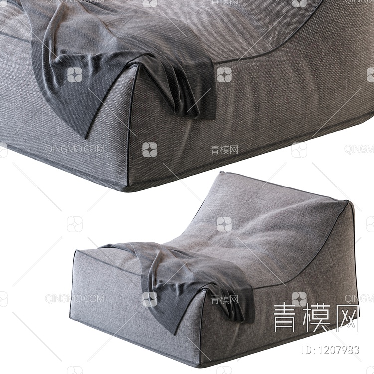 懒人沙发3D模型下载【ID:1207983】