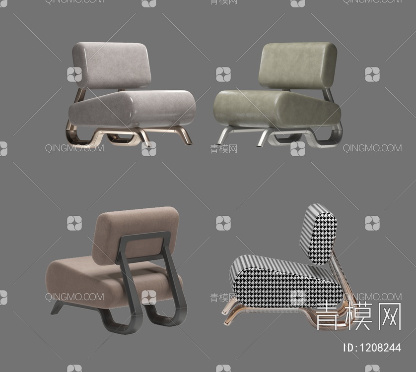 单椅3D模型下载【ID:1208244】