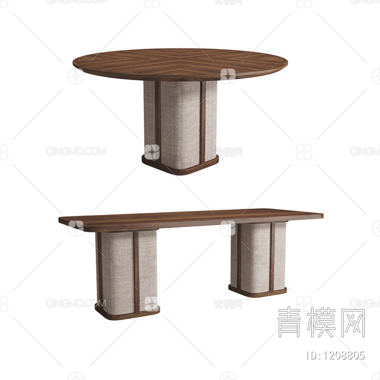 餐桌3D模型下载【ID:1208805】
