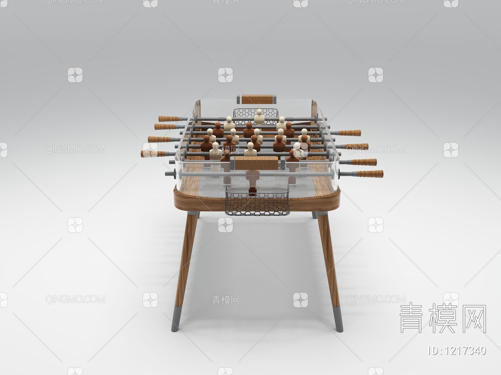 桌上足球3D模型下载【ID:1217340】