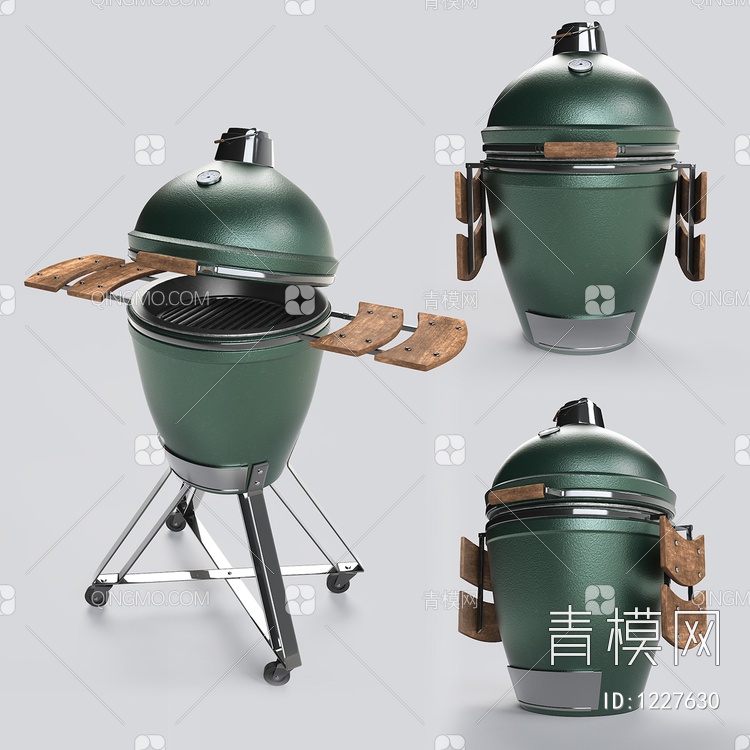 Big Green Egg烤炉3D模型下载【ID:1227630】