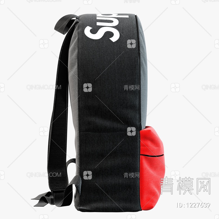 black书包滑板鞋3D模型下载【ID:1227639】