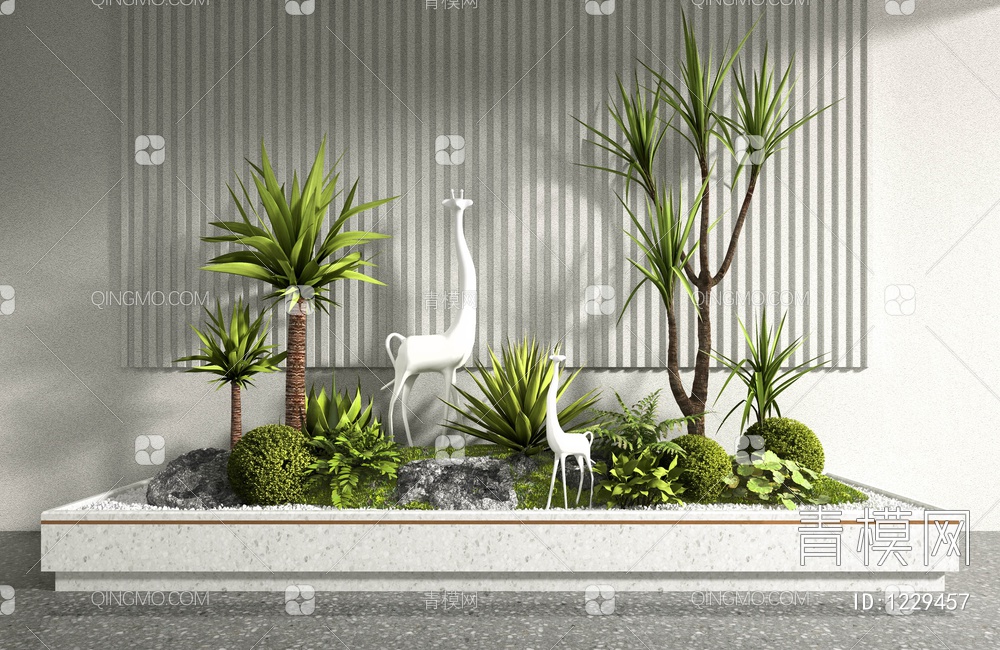 植物堆3D模型下载【ID:1229457】