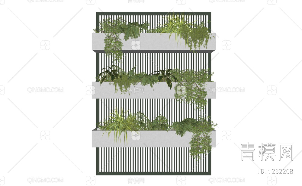 装饰架SU模型下载【ID:1232208】