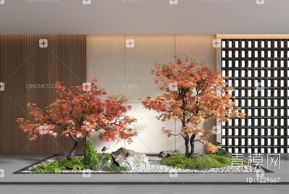 植物堆3D模型下载【ID:1229667】