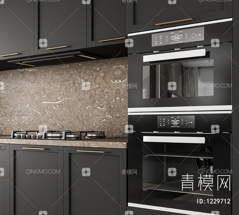 家居厨房3D模型下载【ID:1229712】