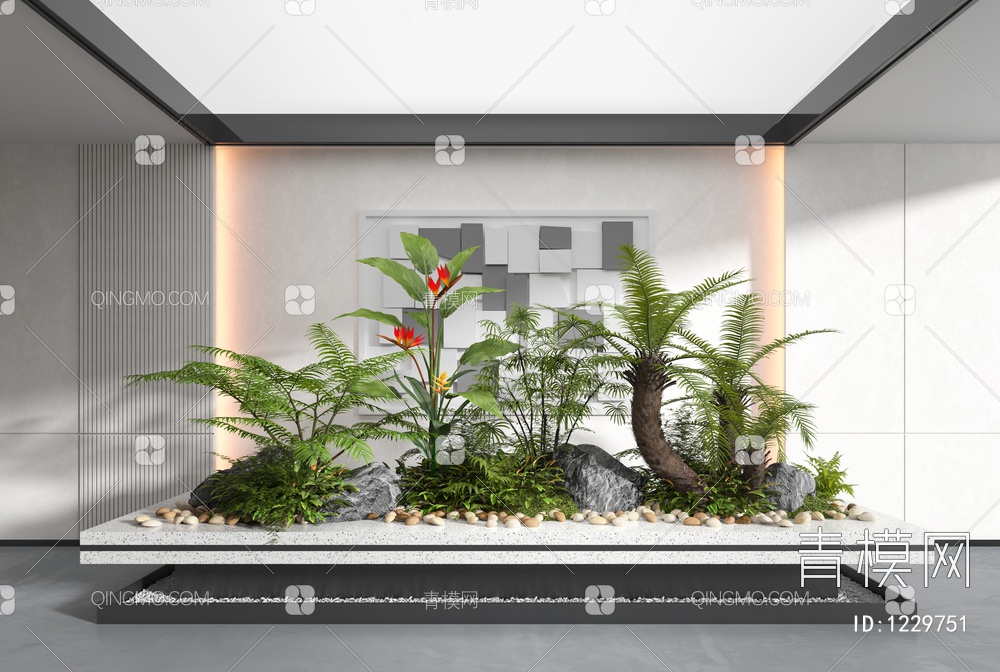 植物堆3D模型下载【ID:1229751】