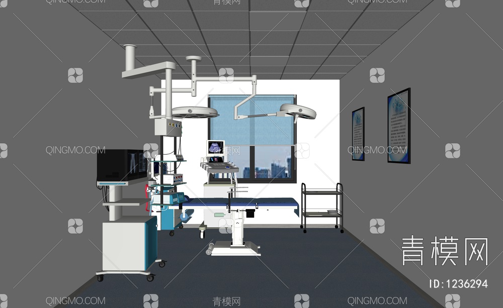 医院SU模型下载【ID:1236294】