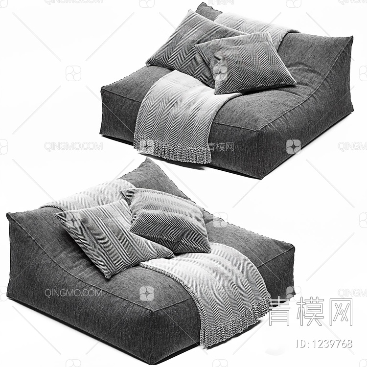 懒人沙发3D模型下载【ID:1239768】