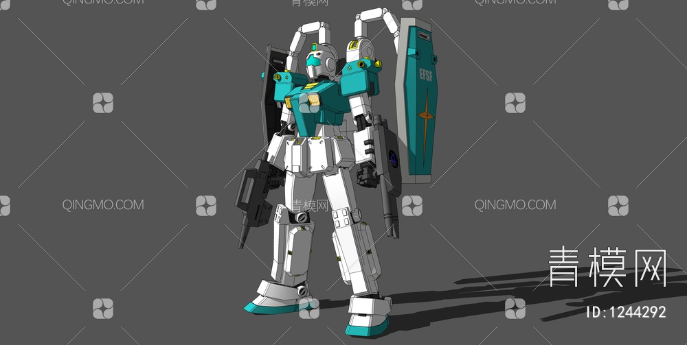 玩具机器人SU模型下载【ID:1244292】
