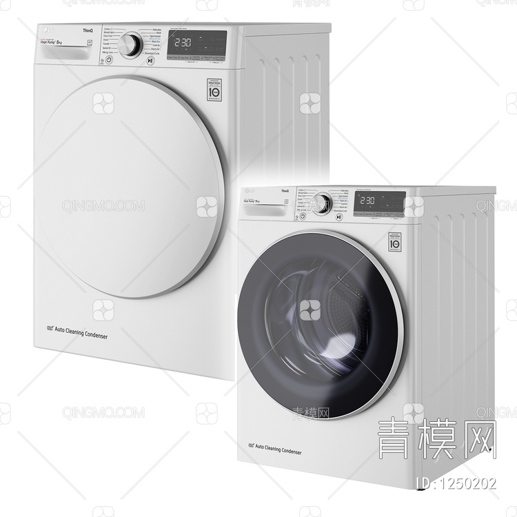 洗衣机3D模型下载【ID:1250202】
