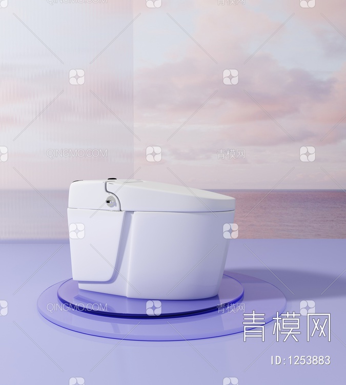 马桶3D模型下载【ID:1253883】