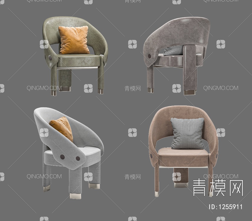 单椅3D模型下载【ID:1255911】