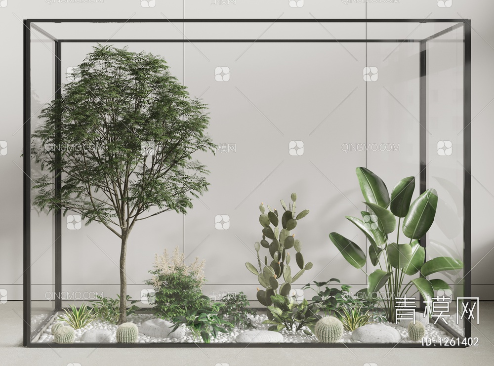 植物堆3D模型下载【ID:1261402】