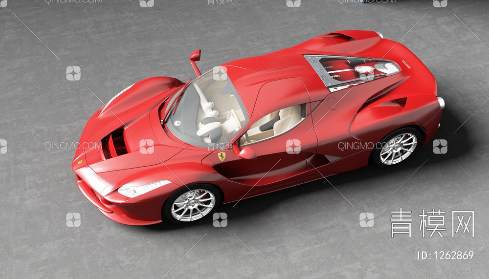 法拉利汽车3D模型下载【ID:1262869】