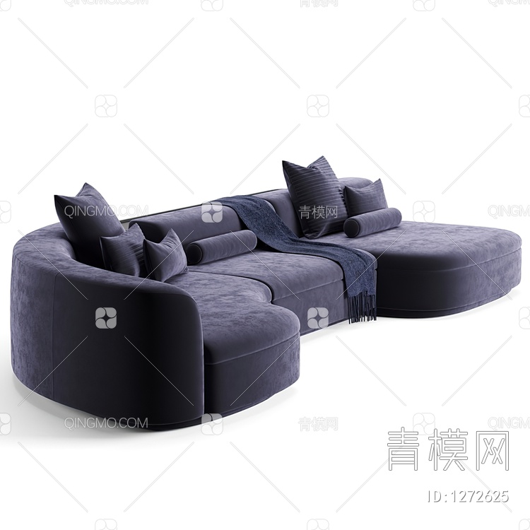 多人沙发3D模型下载【ID:1272625】