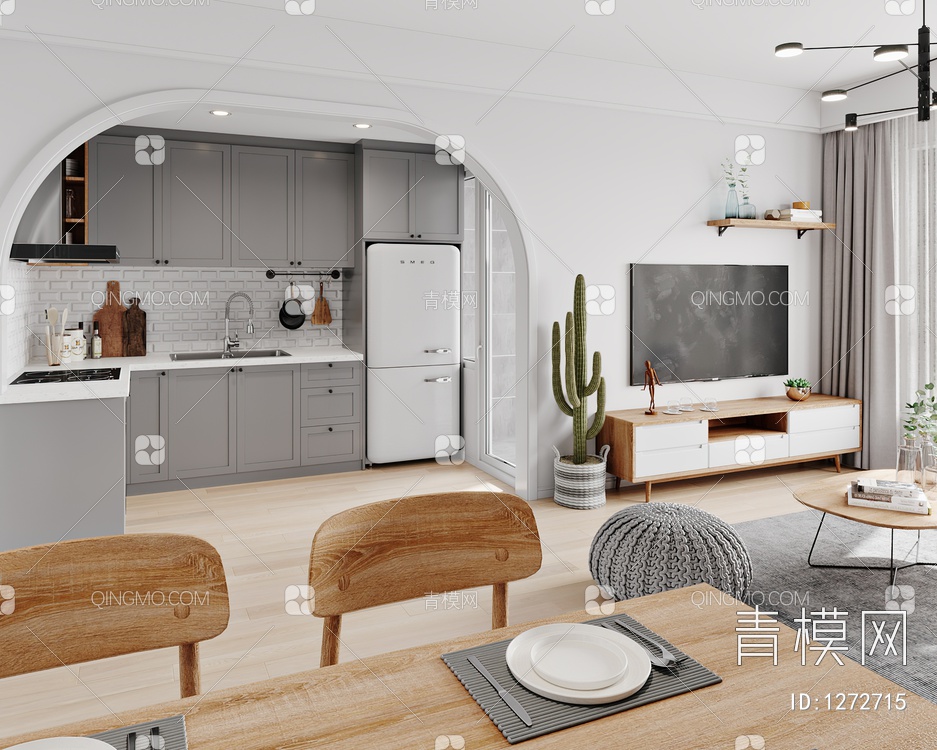 厨房3D模型下载【ID:1272715】
