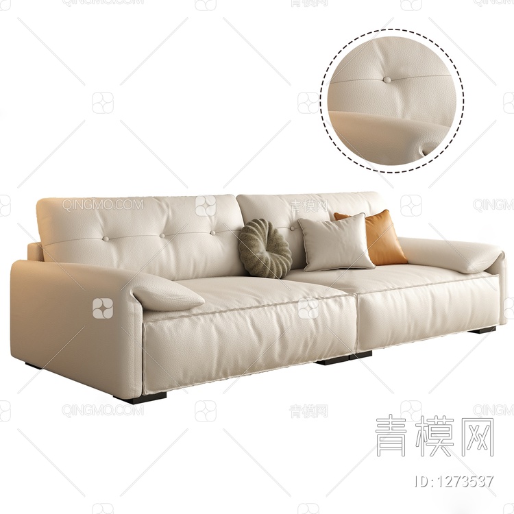 双人沙发SU模型下载【ID:1273537】