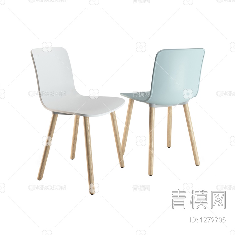 餐椅单椅SU模型下载【ID:1279705】