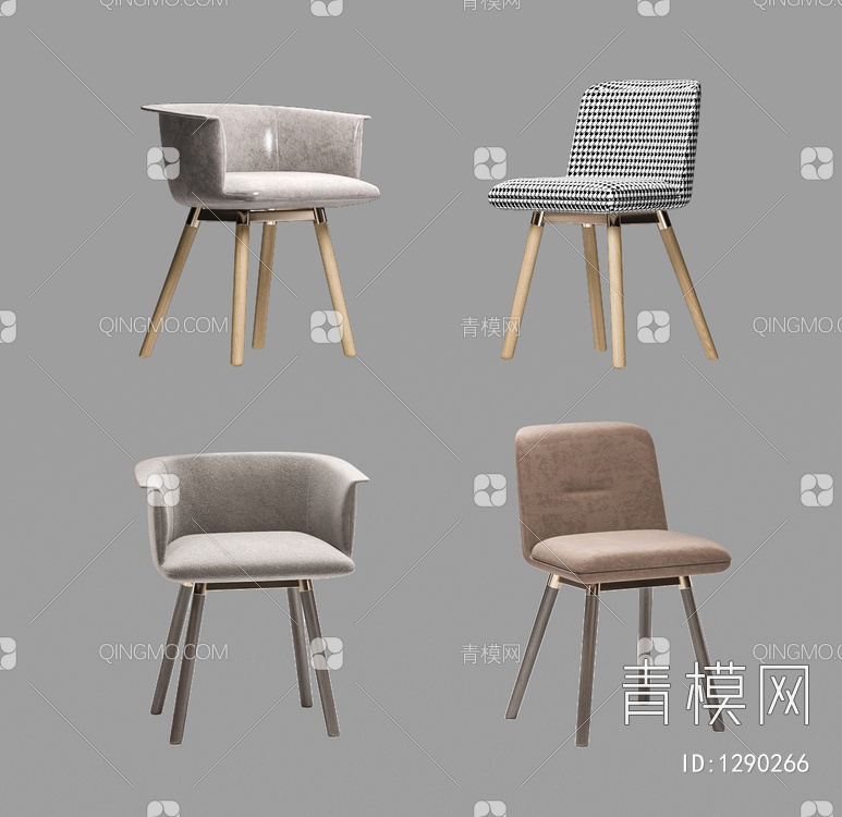 单椅3D模型下载【ID:1290266】