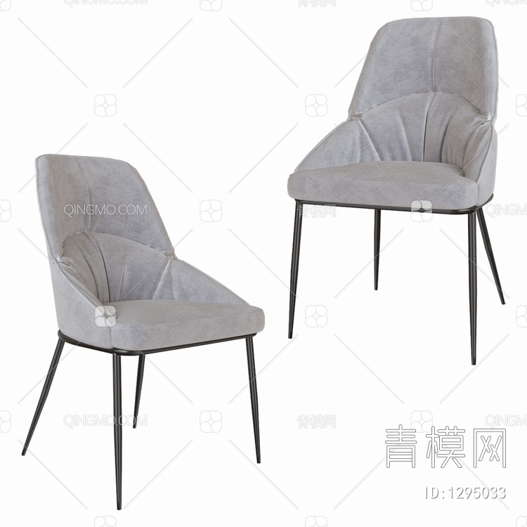 单椅 餐椅3D模型下载【ID:1295033】