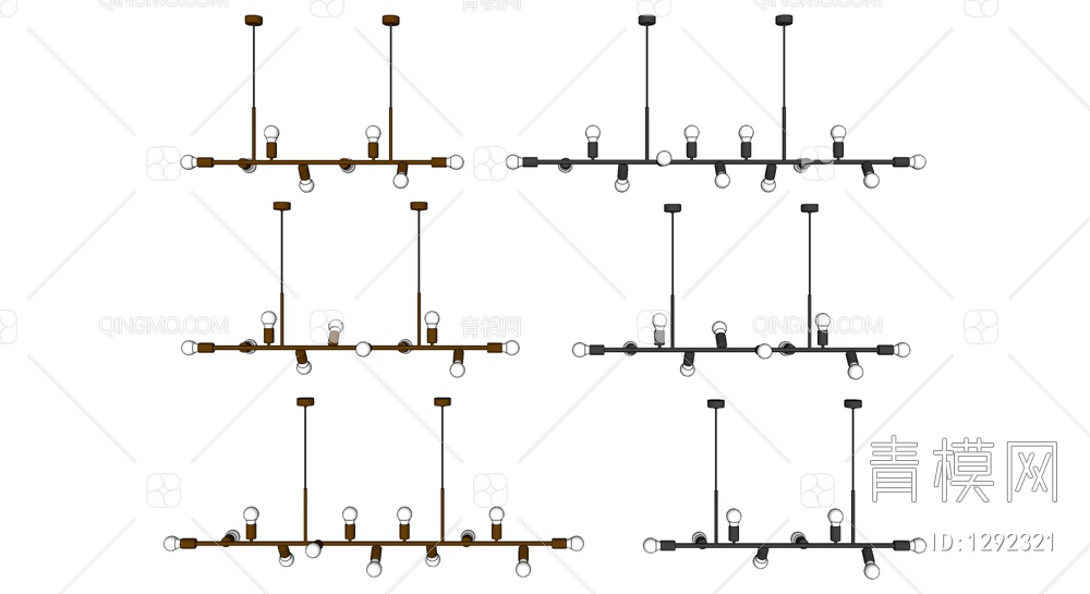 吊灯SU模型下载【ID:1292321】