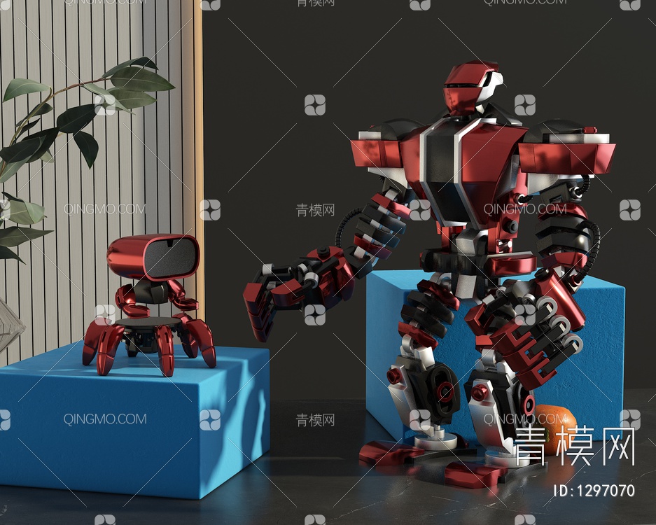 机器人3D模型下载【ID:1297070】