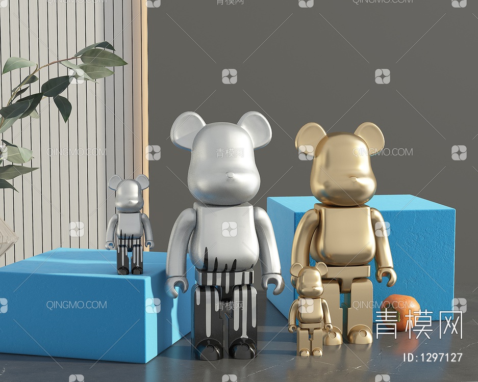 暴力熊公仔3D模型下载【ID:1297127】
