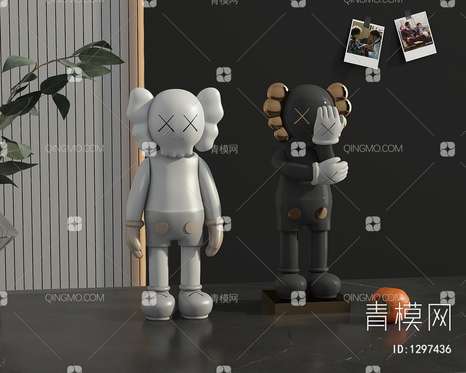 暴力熊雕塑公仔3D模型下载【ID:1297436】