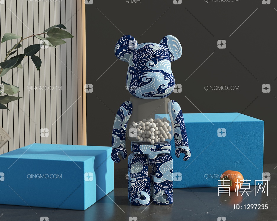 暴力熊公仔3D模型下载【ID:1297235】