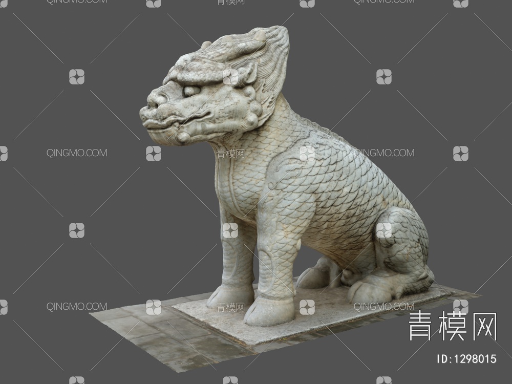 石像雕塑3D模型下载【ID:1298015】