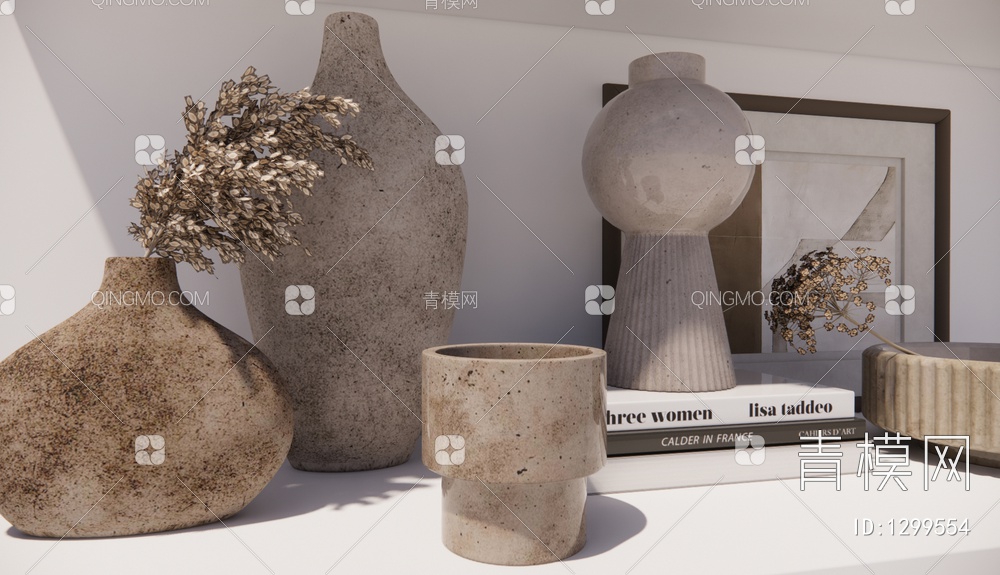 陶瓷器皿3D模型下载【ID:1299554】