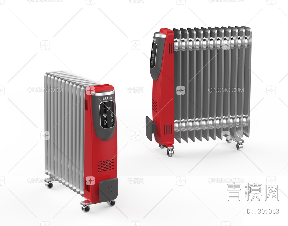 生活家电 油汀取暖器3D模型下载【ID:1301063】